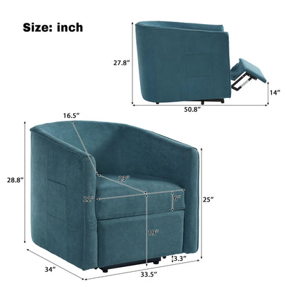 Power Lift Recliner with Footrest and Side Pocket