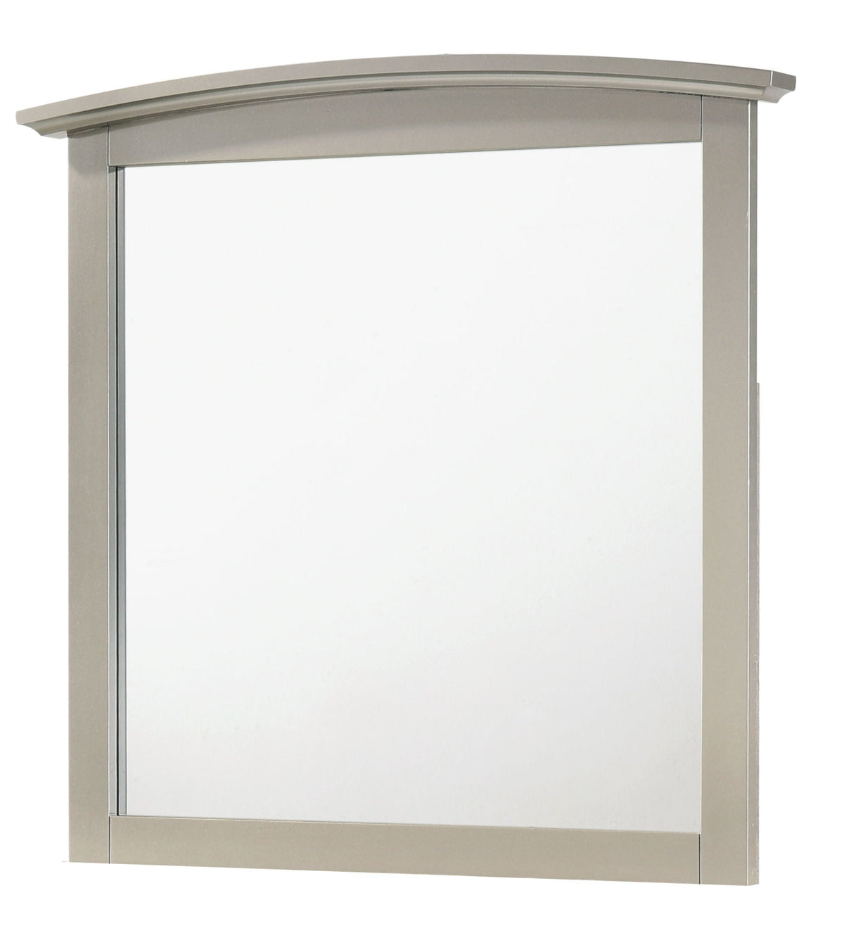 Elegant Modern Farmhouse Wall Mirror HouseOfZazla pearl silver frame low distortion glass on Tampa Home & Garden Store