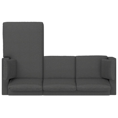 Charlie - Upholstered Deep Seater Sectional Sofa, dark gray fabric by HouseOfZazla on Tampa Home & Garden Store