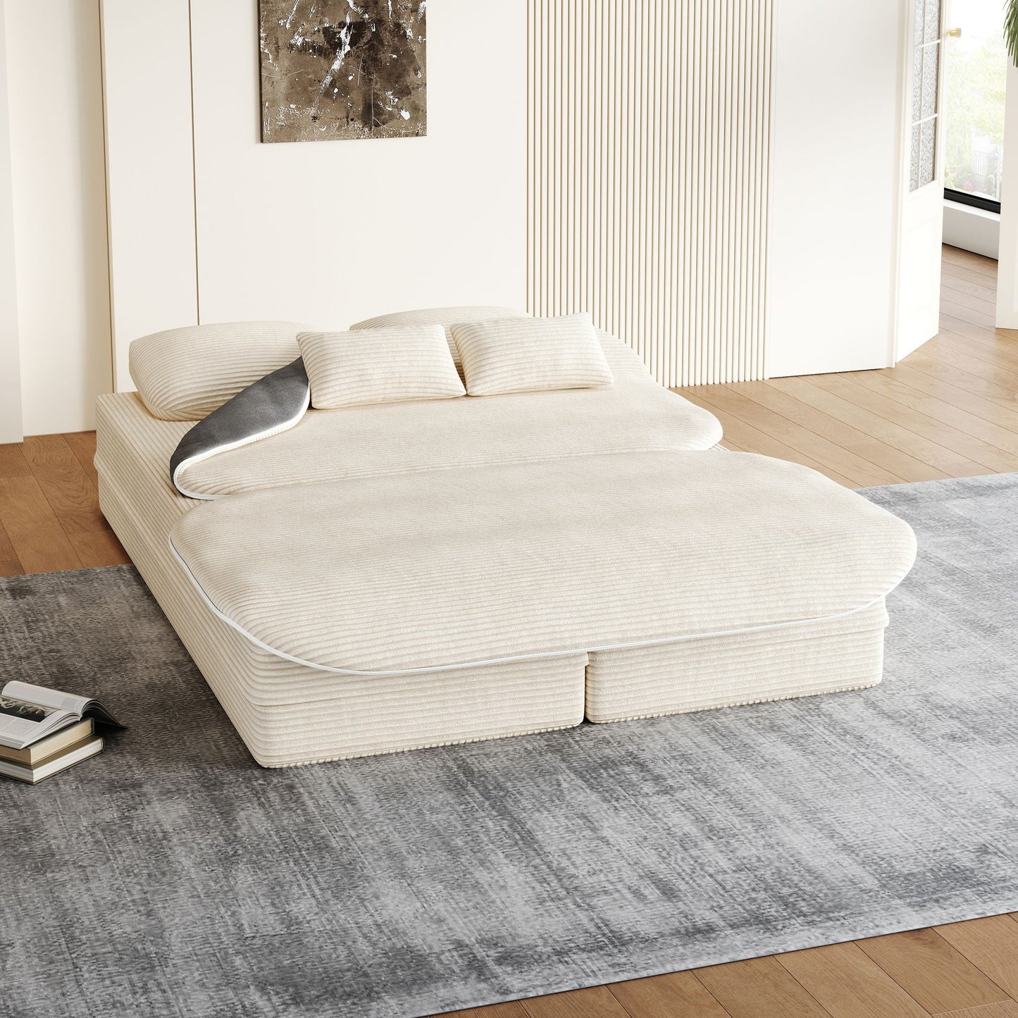 Multi Functional Foldable Sofa Bed and Blanket