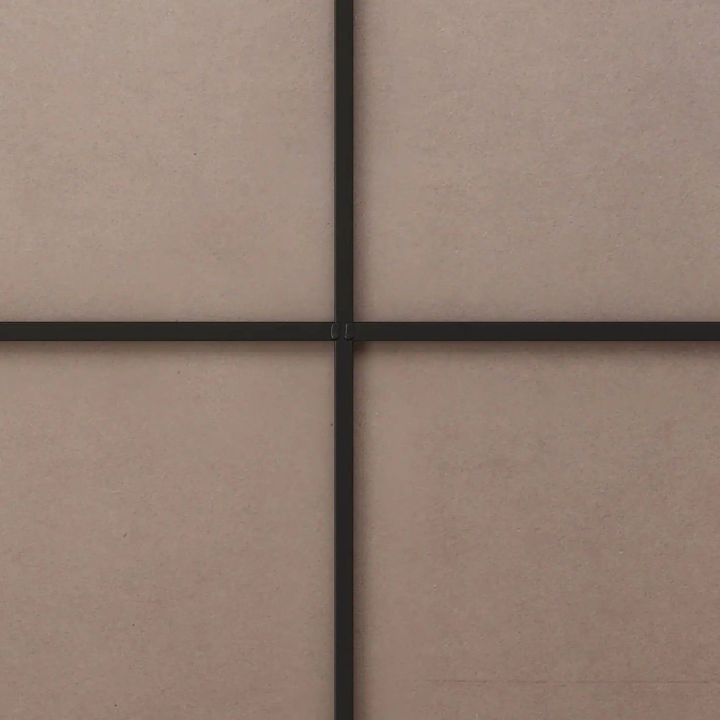 Wall mirror grid frame in black metal with intersecting bars and rivet joints for wall decor on Tampa Home & Garden Store