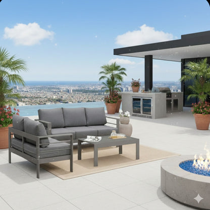 Heavy Duty Patio Set And The Thick Soft Cushions