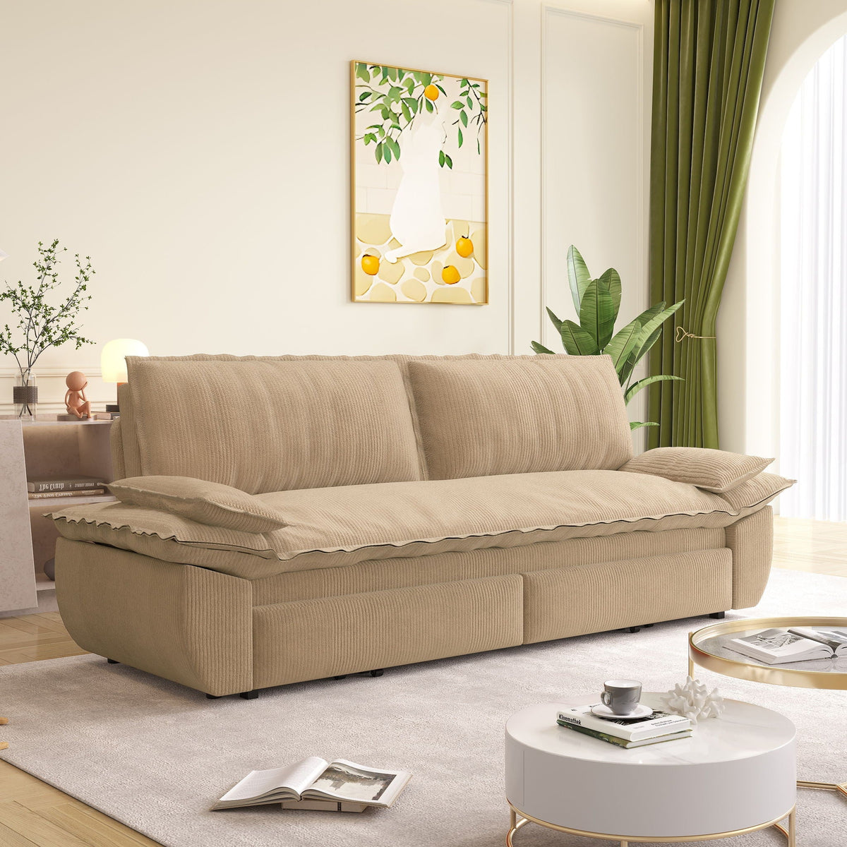 Queen Sleeper Bed and a 3 in 1 Convertible Sofa