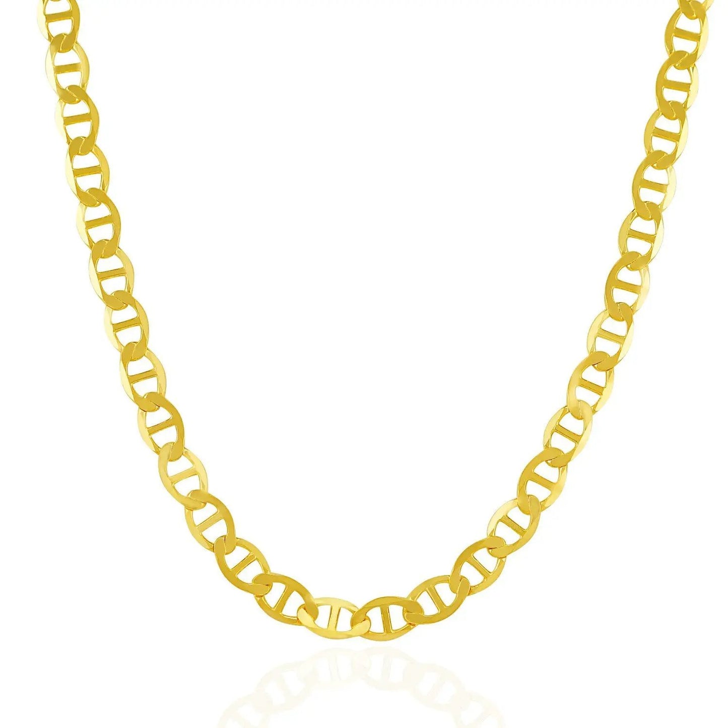 6.3mm 14k yellow gold mariner link chain necklace on Tampa Home & Garden Store