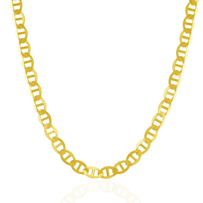 6.3mm 14k yellow gold mariner link chain necklace on Tampa Home & Garden Store