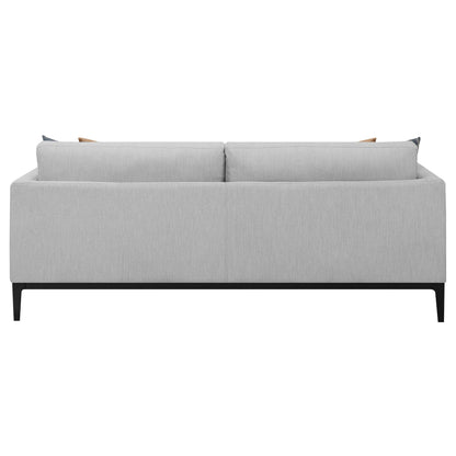 Montauk Upholstered Sofa And Light Gray Cushions