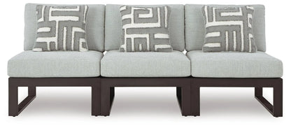 Beachloft Outdoor Aluminum Sectional with Wicker