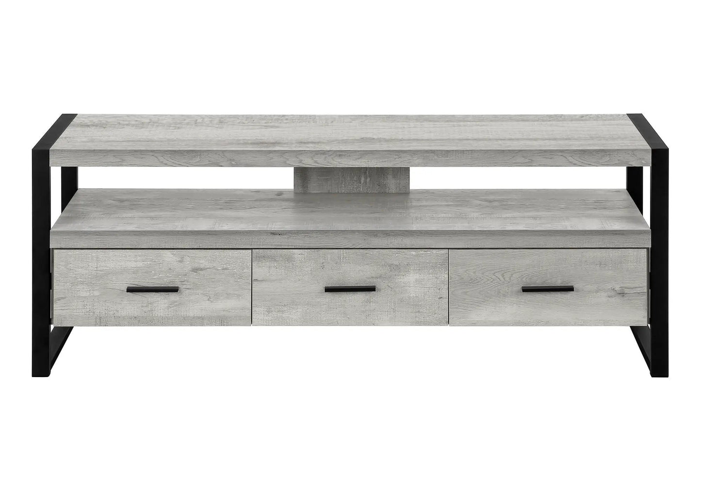 Tv Stand Console With Center Storage Drawers
