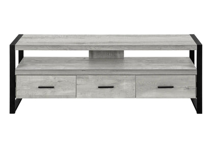 Tv Stand Console With Center Storage Drawers