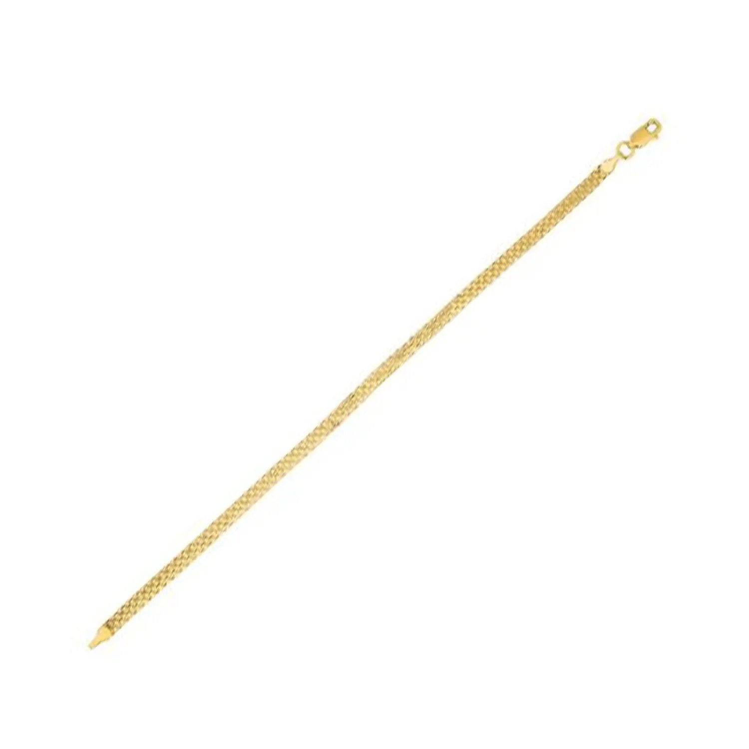 14k yellow gold Bismark chain necklace 3.50 mm by Bids.com on Tampa Home & Garden Store