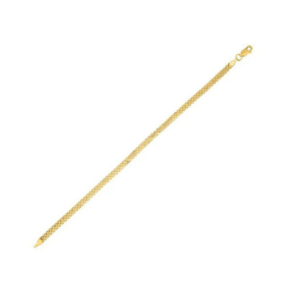 14k yellow gold Bismark chain necklace 3.50 mm by Bids.com on Tampa Home & Garden Store