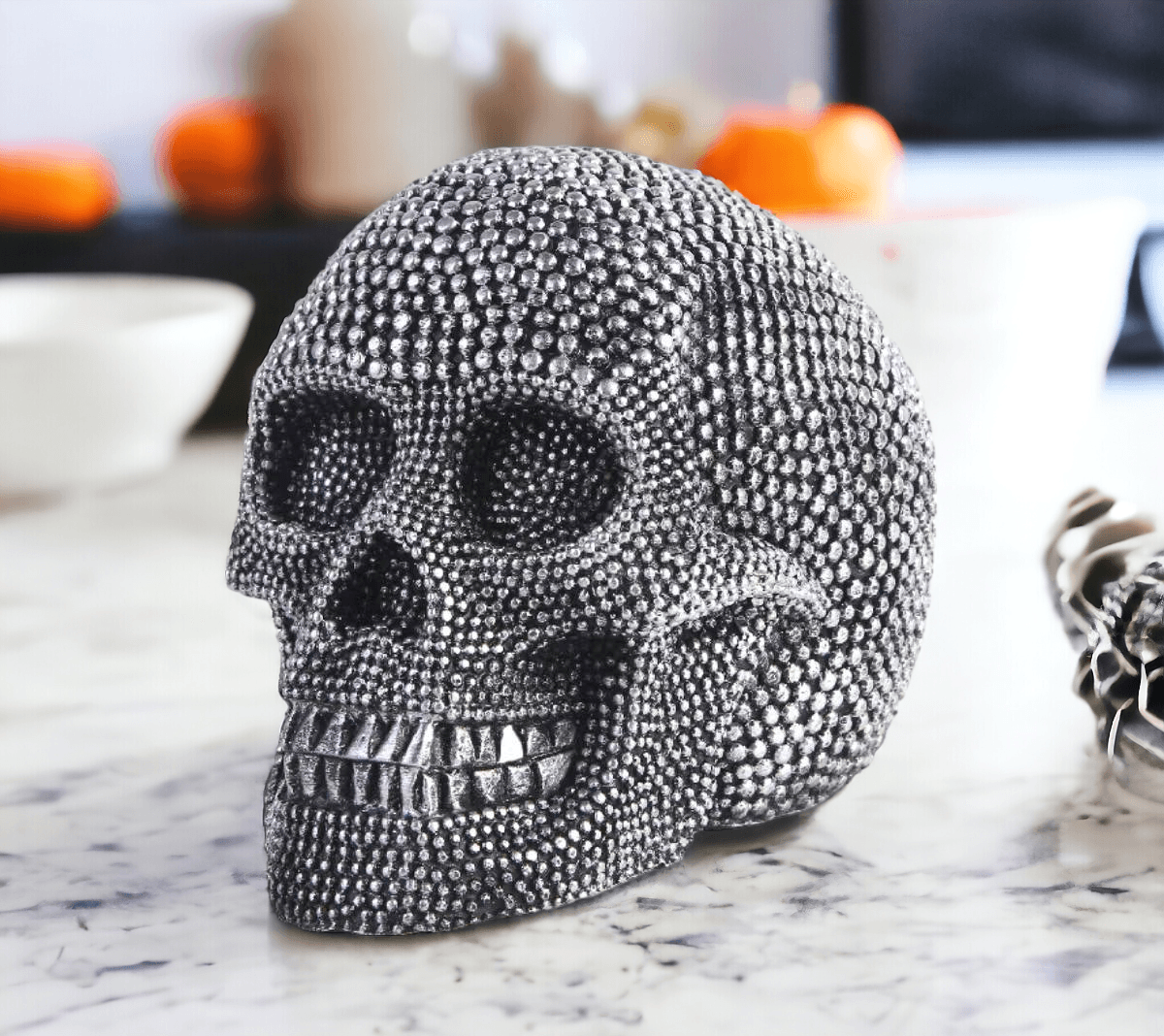 Resin Skull Gold