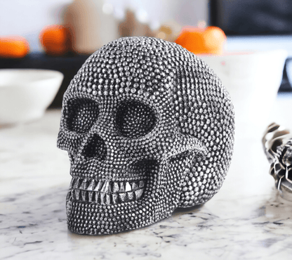 Resin Skull Gold