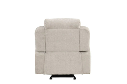 Galya motion glider recliner light gray fabric upholstery by Unique Piece Furniture on Tampa Home & Garden Store