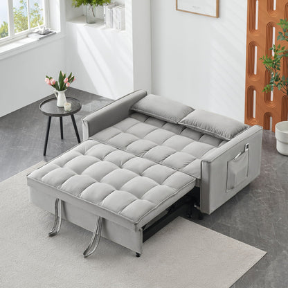 Large 3 In 1 Sofa Bed and Velvet Living Room