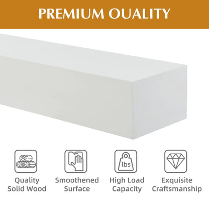 Floating Fireplace Mantel Shelf for Home Decor