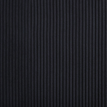 Judah Flame Visualizer Bed upholstery fabric in dark charcoal ribbed texture by HouseOfZazla on Tampa Home & Garden Store