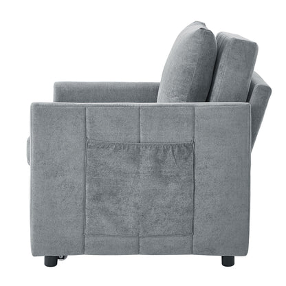 Convertible Sleeper Sofa and Storage Pockets