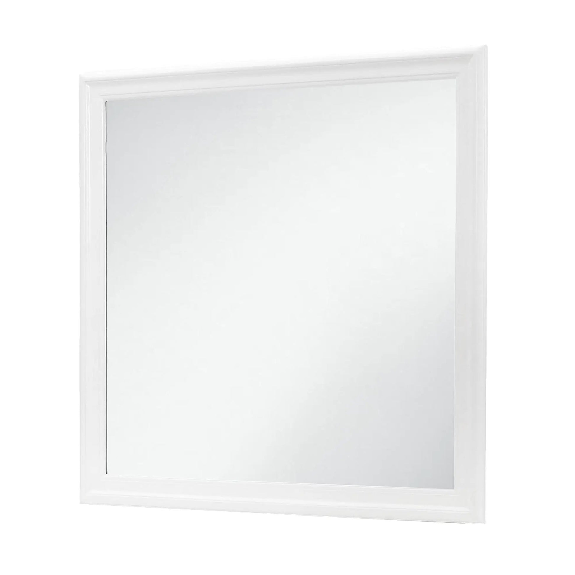 Charlston mirror white frame with beveled molding Unique Piece Furniture on Tampa Home & Garden Store