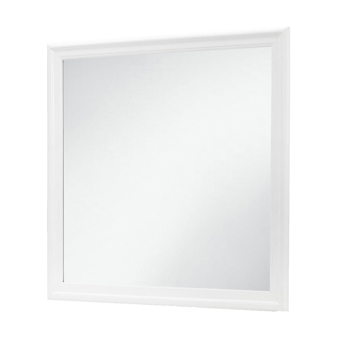 Charlston Mirror solid wood frame with tempered glass, white wall mirror HouseOfZazla on Tampa Home & Garden Store
