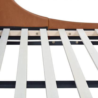 Aspen Vertical Tufted Headboard Platform Bed