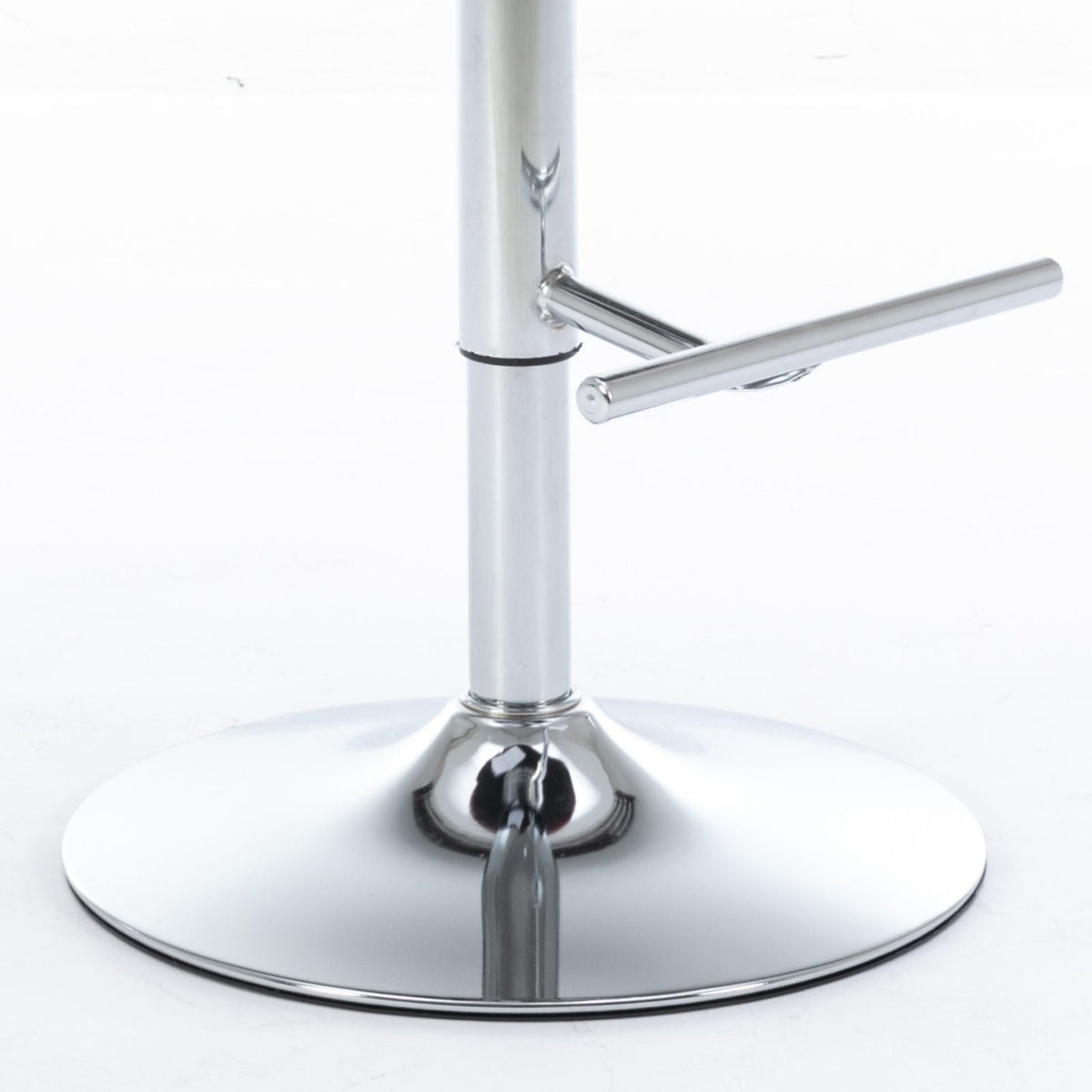 Swivel adjustable height barstools set of 2 with chrome base and footrest on Tampa Home & Garden Store