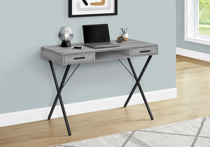 Contemporary Laptop Desk with Storage Drawers