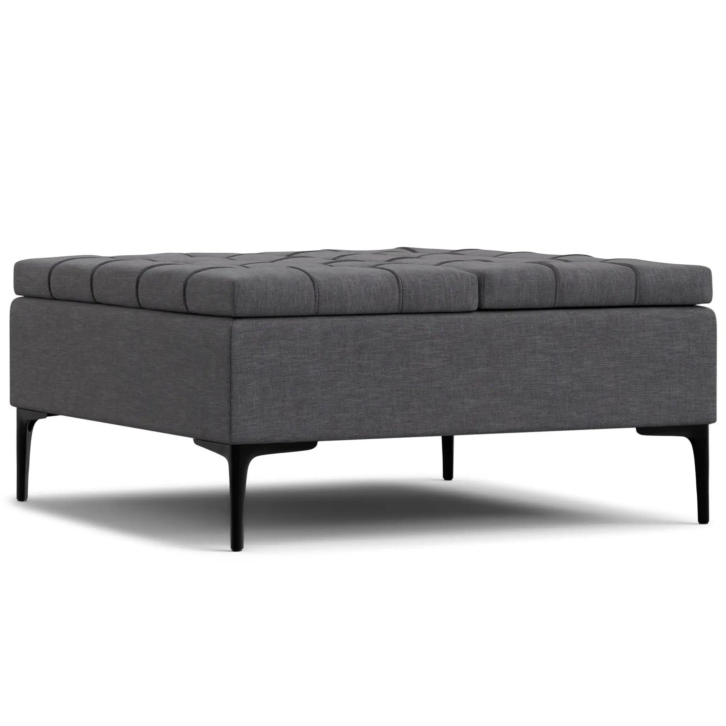 Laura Lift Top Solid Wood Storage Ottoman