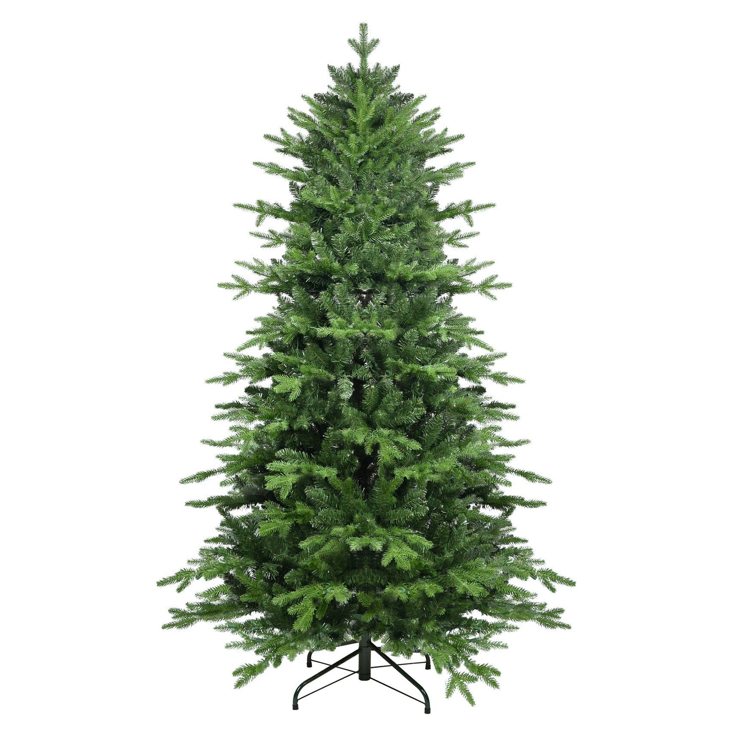 4ft Christmas Tree by HouseOfZazla, PVC/PE with 919 tips, life-like green on Tampa Home & Garden Store