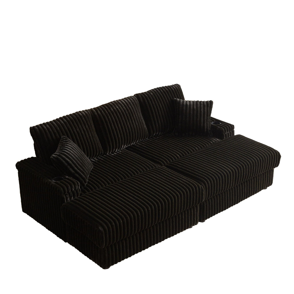 3 Seater Sofa With 2 Ottomans and Storage