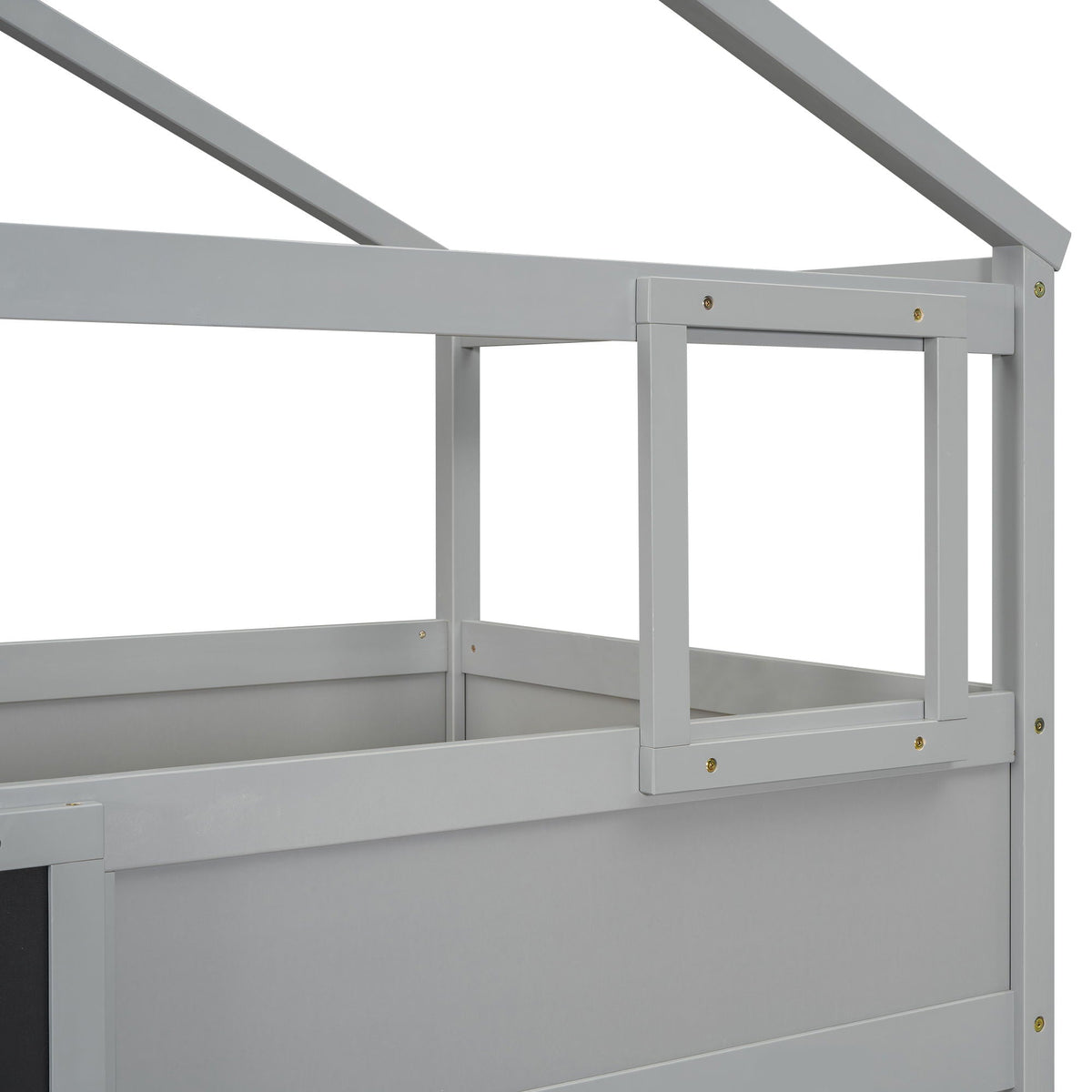 House Style bunk bed frame in gray with under-bed storage drawers on Tampa Home & Garden Store