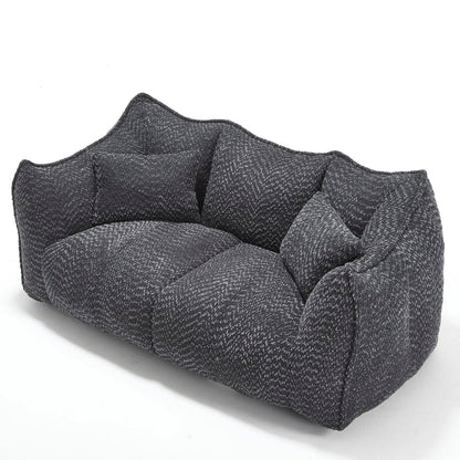 Comfortable Dual Beanbag Chair and Foam Core
