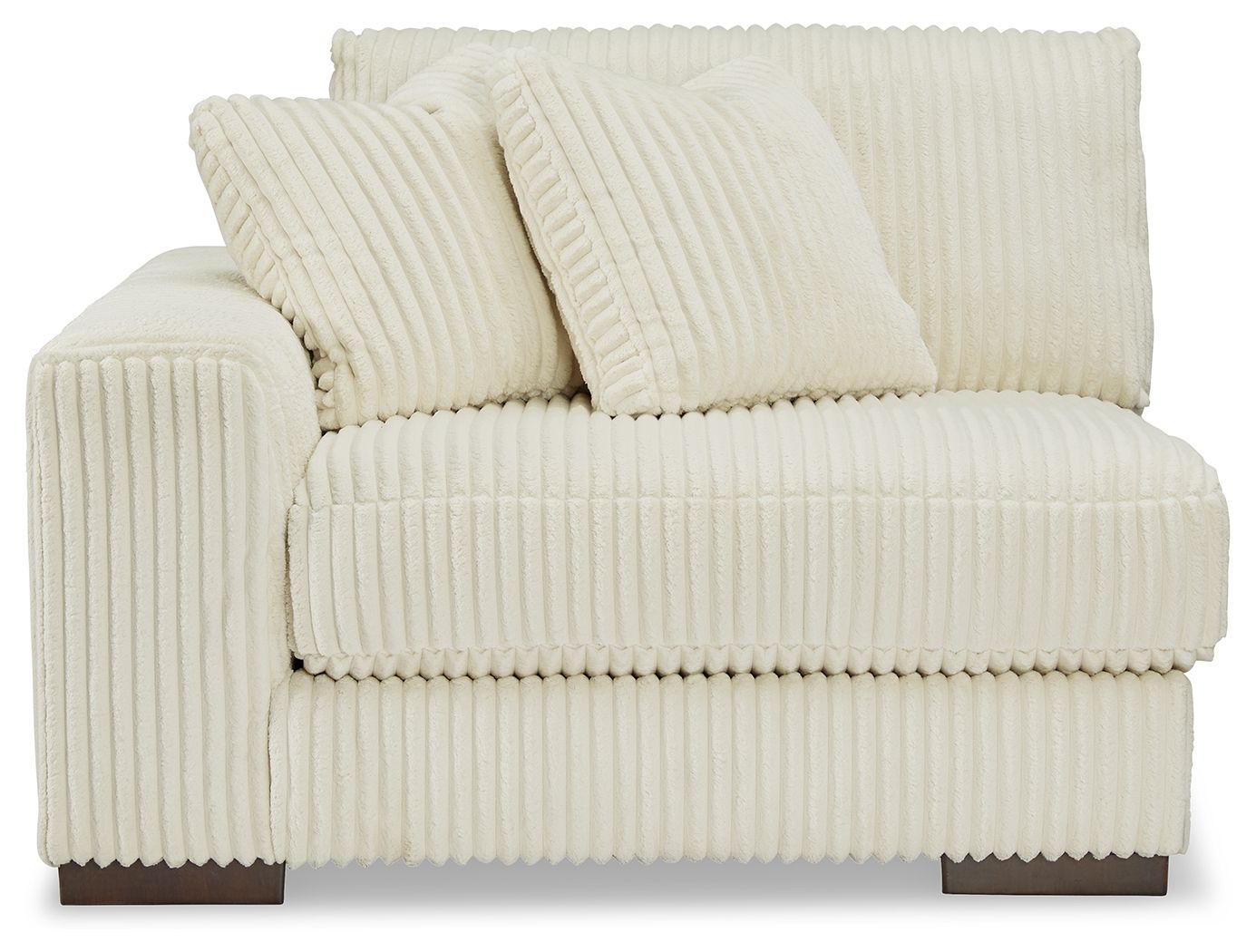 Lindyn Sectional Sofa with Cord Upholstery