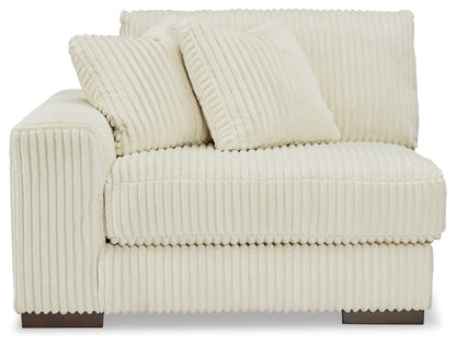 Lindyn Sectional Sofa with Cord Upholstery