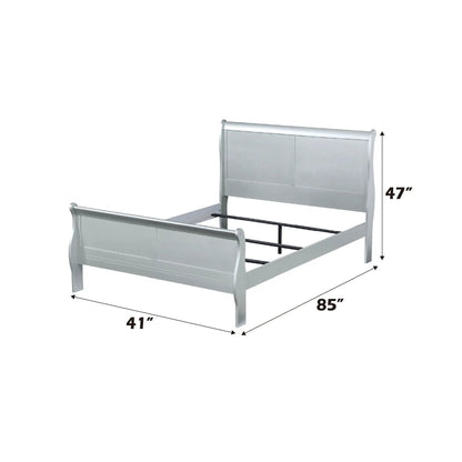 Louis Philippe Sleigh Style Bed Timeless Finish