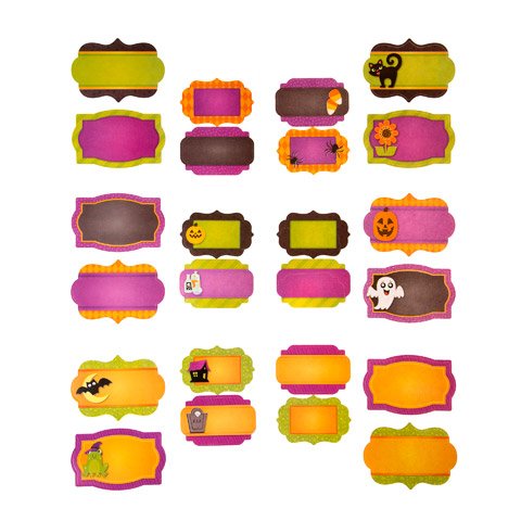 Étiquettes de recettes (paquet de 24) - Halloween