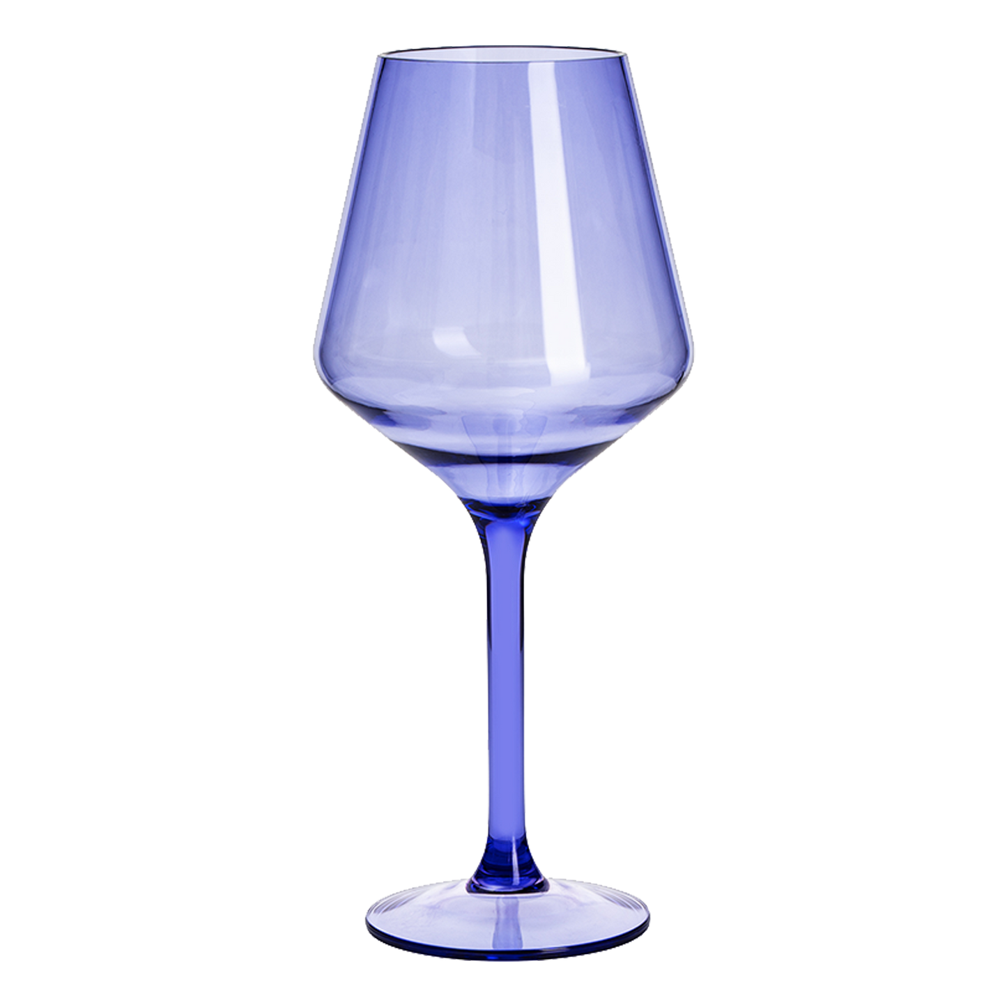 Saint Tropez Purple and Acrylic Stemmed Glasses