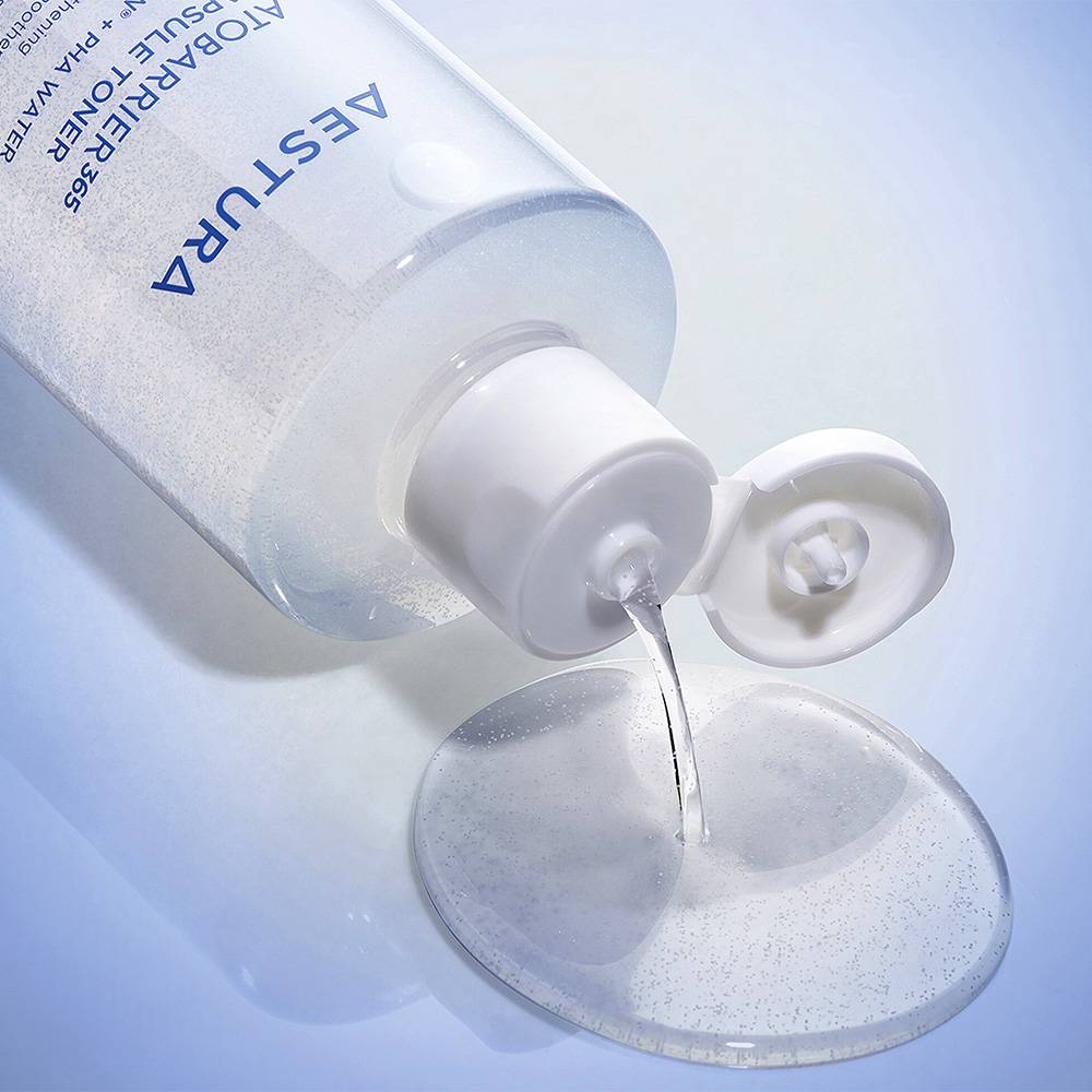 Toner AESTURA Atobarrier 365 Capsule 300ml bottle with pump by Seoulia, clear liquid on Tampa Home & Garden Store