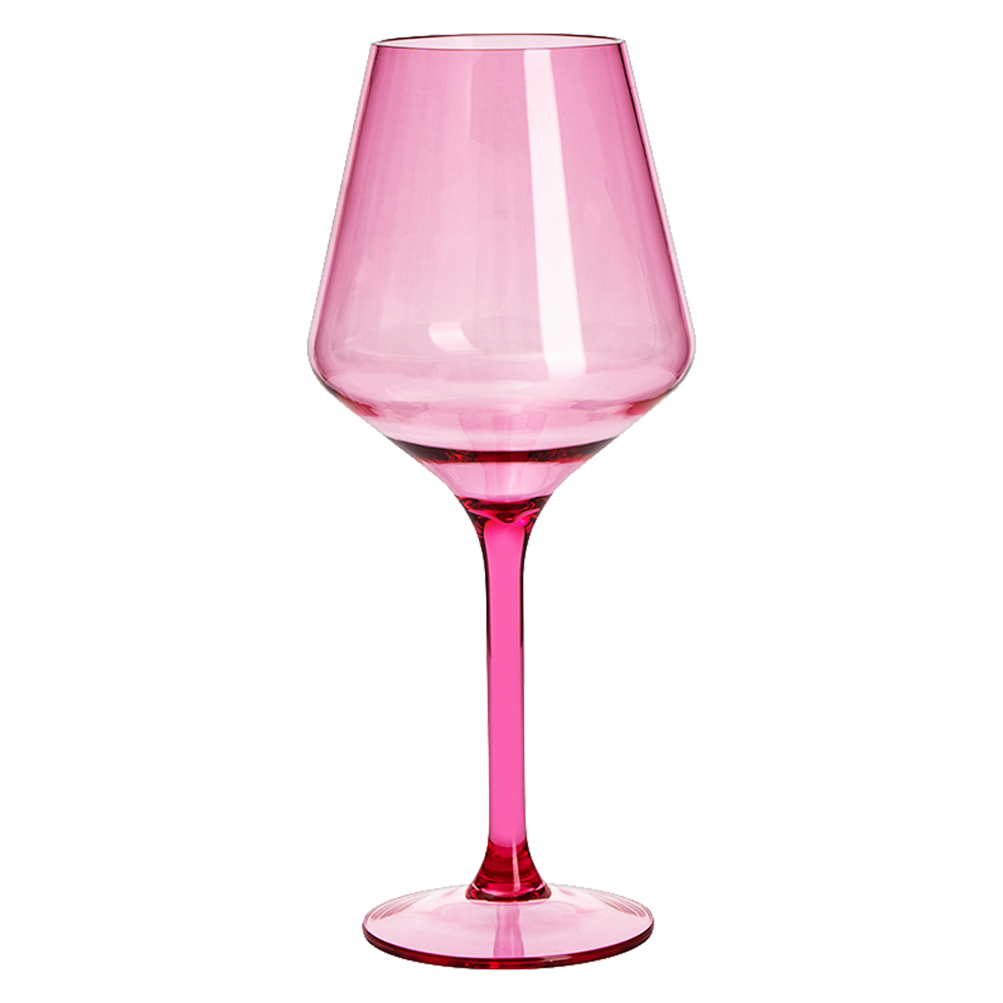 Saint Tropez Pink Acrylic Wine Glasses Set Of Two