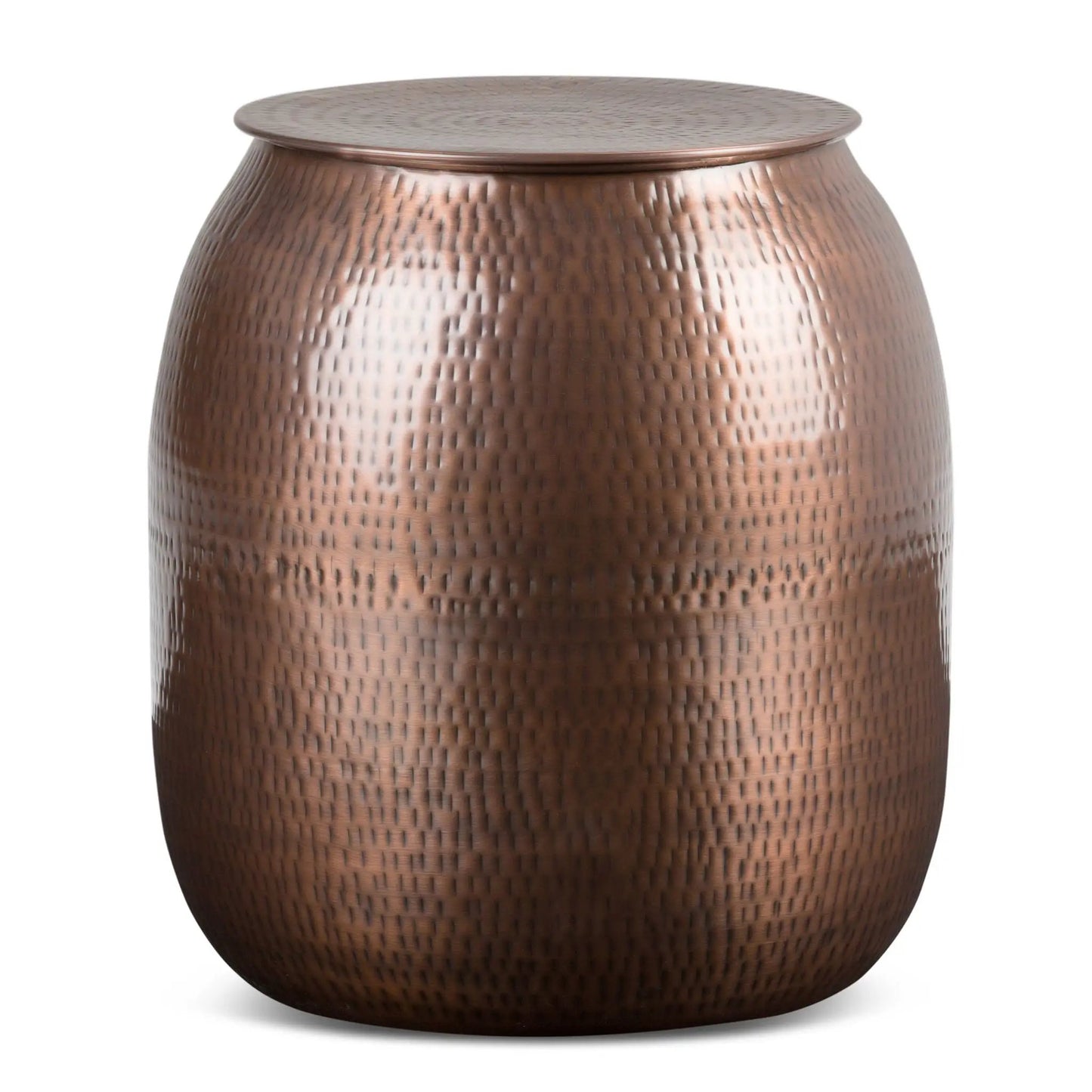 Griffen Handcrafted Metal Storage Accent Table