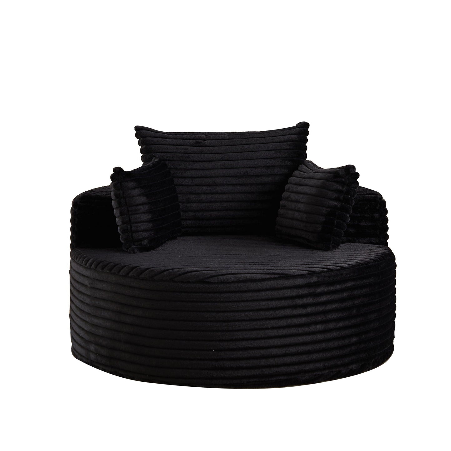Modern single sofa with a backrest pillow