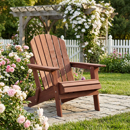 Oversized Folding Adirondack Chair for Patio