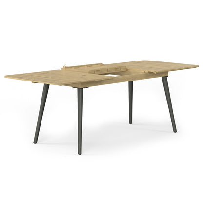 Beachside and Light Teak Extendable Table