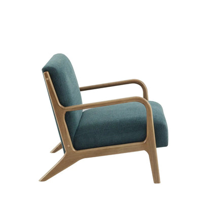 Mid-Century Style Lounge Chair With Upholstery