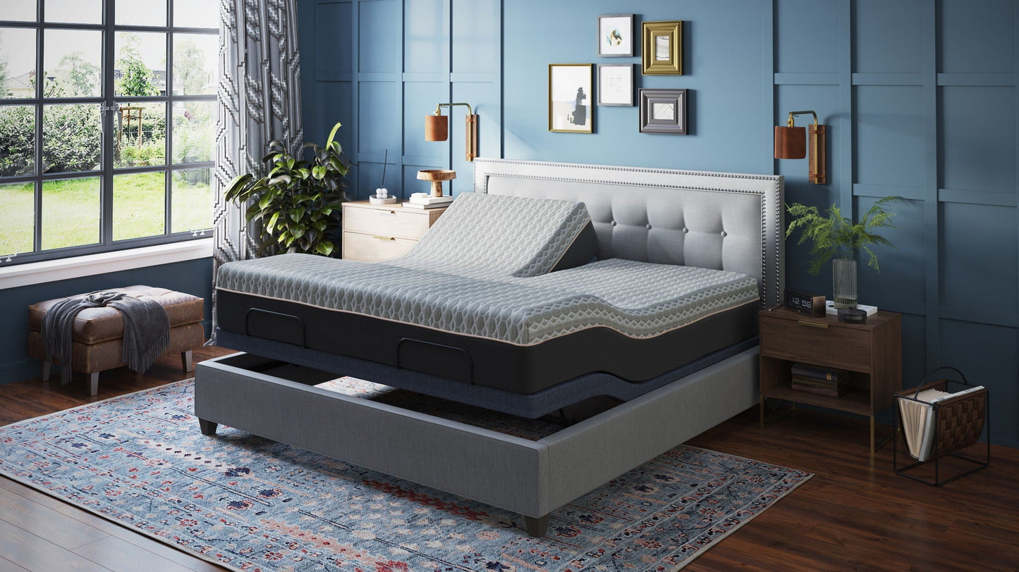 Adjustable Bed Base With Head and Foot Memory