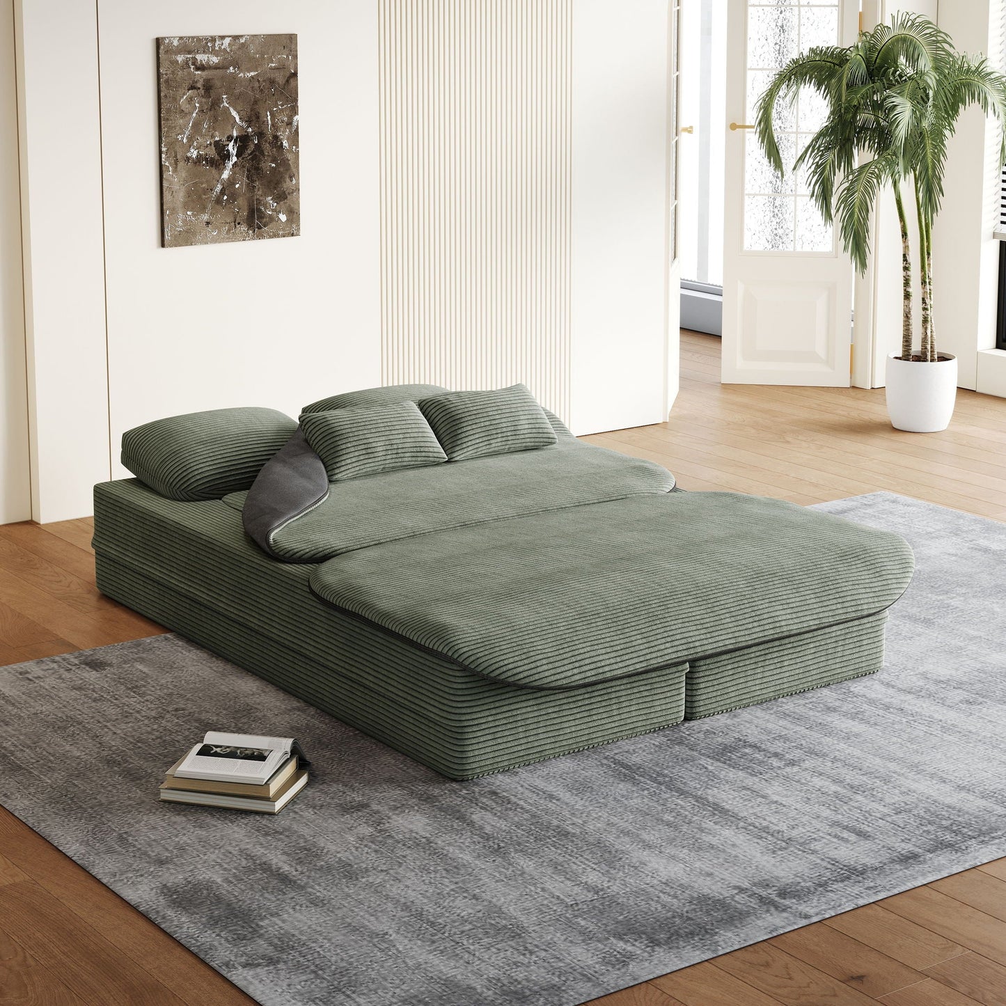 Multi Functional Foldable Sofa Bed and Blanket