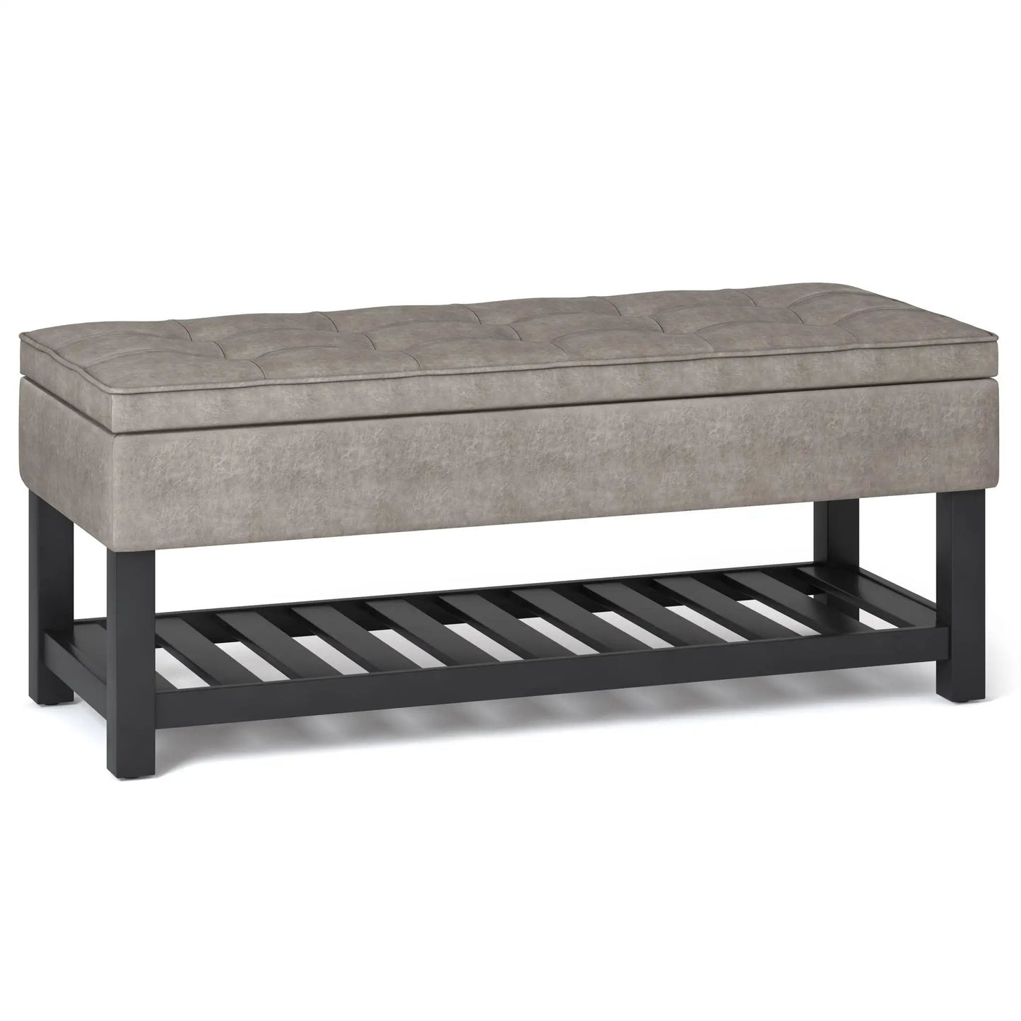 Cosmopolitan Storage Ottoman Bench Open Bottom