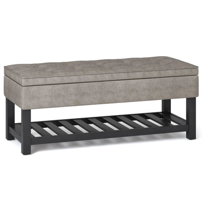 Cosmopolitan Storage Ottoman Bench Open Bottom