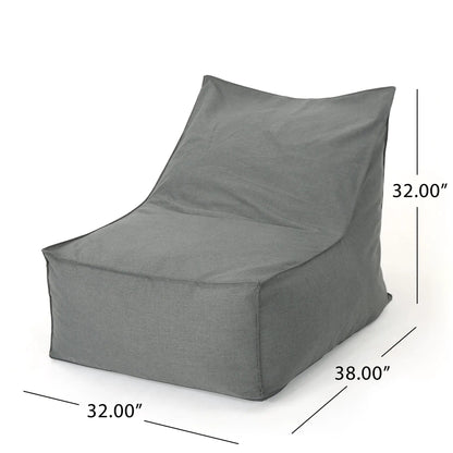 Ettie Water Resistant Fabric Bean Bag Chair