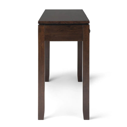 Cosmopolitan wide console sofa table mahogany brown solid wood by Unique Piece Furniture on Tampa Home & Garden Store